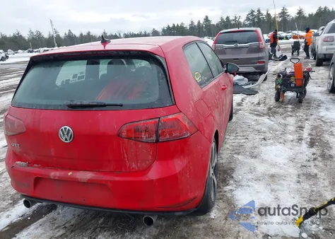 2015 Volkswagen Golf Gti 2.0T Se 2-Door from USA, damaged, VIN 3VWTT7AU6FM035658